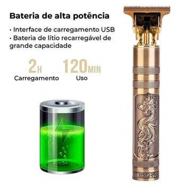 MÁQUINA DE CORTE BARBEAR PROFISSIONAL RECARREGÁVEL PORTÁTIL