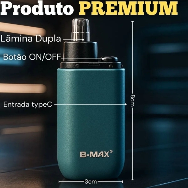 Maquina Cabelo Profissional Com Display Led E Aparador Nariz