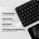 Kit mouse & teclado com fio escritório macio mouse pad preto