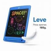 Lousa Mágica Infantil LCD 12 Para Desenhar e Escrever - Azul