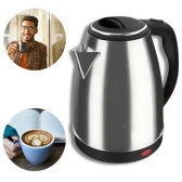 Chaleira Elétrica Inox 1,8 Litros Jarra Bule BAK Cor Prata