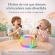 Mini Caixa Som Karaokê Bluetooth Infantil 2 Microfones LED