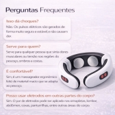 Massageador Cervical Elétrico Portátil Relaxamento Pescoço