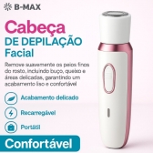 Depilador Elétrico 4 em 1 Recarregável para Rosto e Corpo