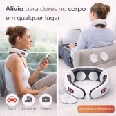 Massageador Cervical Elétrico Portátil Relaxamento Pescoço