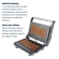 Grill Sanduicheira Press Gourmet Ceramic Inox  Preto 750W