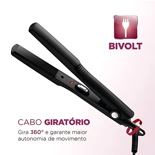 Kit Secador Cabelo Portátil Dobrável PrachaTurmalina Mondial