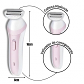 Depilador Elétrico Corporal Lady Shaver Aparador Pelo Nariz
