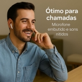 Fone Bluetooth TWS12 Branco IOS android