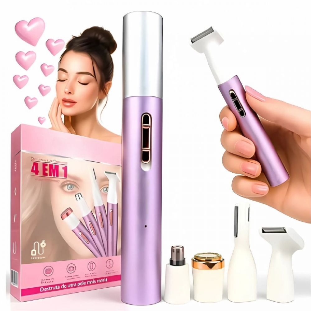 Aparador Pelos Nariz Corpo 4/1 Modelador Sobrancelha Pernas