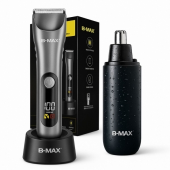 Kit Depilador Corporal Masculino Cerâmica 5W Aparador Nasal