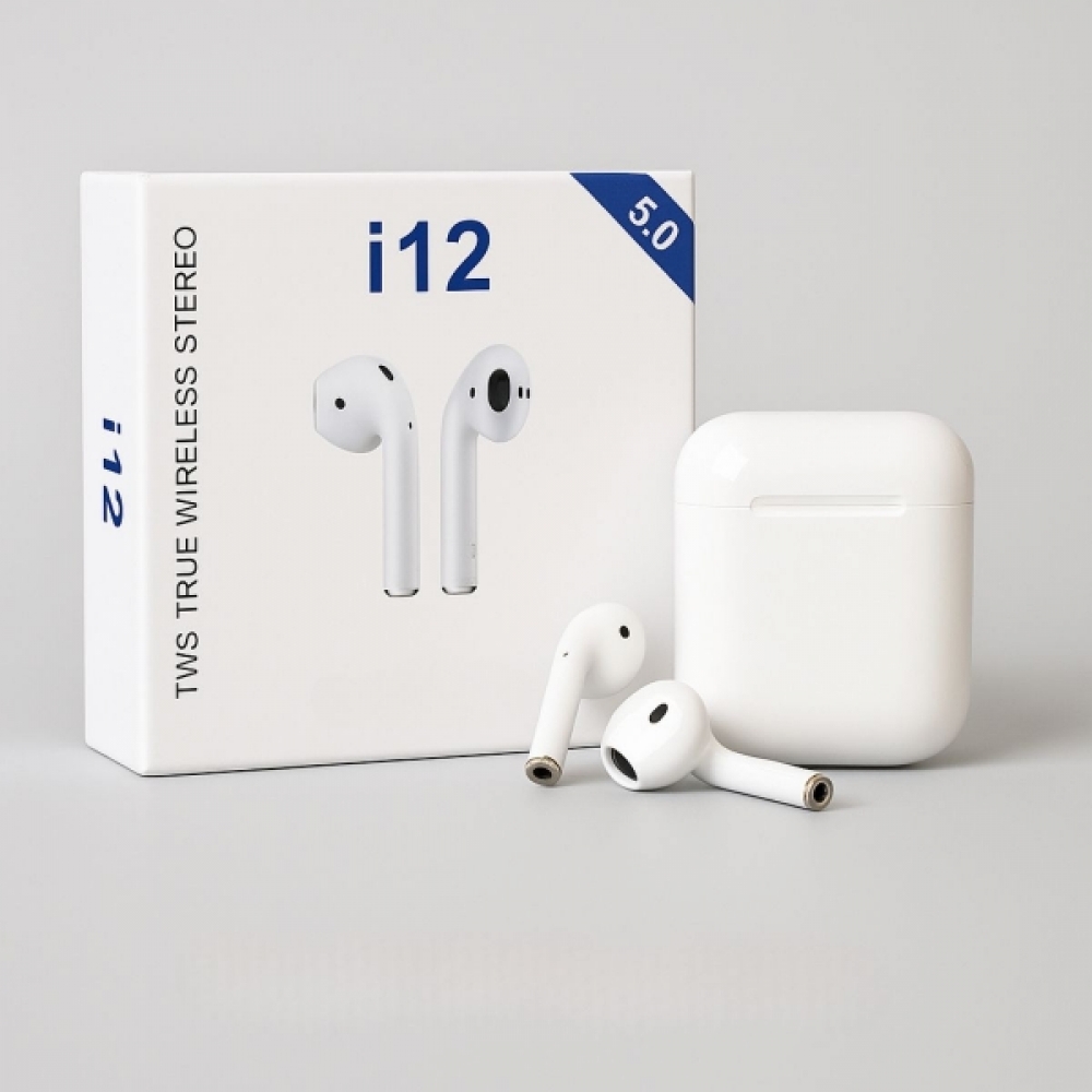 Fone Bluetooth TWS12 Branco IOS android