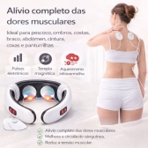 Massageador Cervical Elétrico Portátil Relaxamento Pescoço