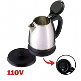 Chaleira Elétrica Inox 1,8 Litros Jarra Bule BAK Cor Prata