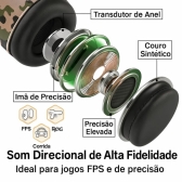 Kit Gamer Teclado Rgb Usb Mecânico Fone Mouse Led Gamer