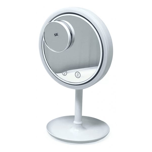Espelho Com aumento Led e Ventilador Integrado