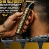 Máquina Dragão 3 Em 1 Para Barba, Bigode E Nariz Silencioso