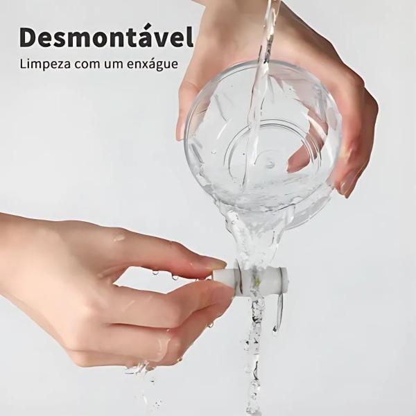 Mini Processador Moedor De Alimentos 250ml 3 Lâminas Usb