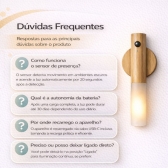 Kit Luminárias Arandela LED USB Recarregável Sensor Presença