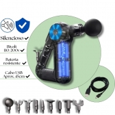 Massageador Muscular Profissional Triangular Ergonômica