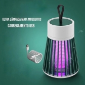 Lâmpada Mata Mosquitos Repelente Elétrico USB Ultravioleta