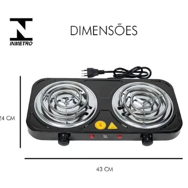 Fogão Eletrico 2 bocas