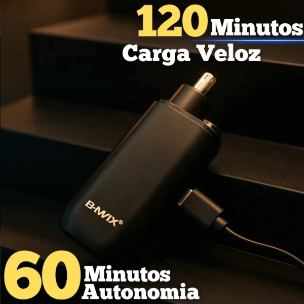 Máquina Cabelo Acabamento Profissional Aparador Pelos Nasal Prateado