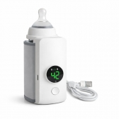 Aquecedor Mamadeira Portátil USB Recarregável com Visor LCD
