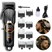 Máquina de Cortar Cabelo Profissional Display Digital 5w