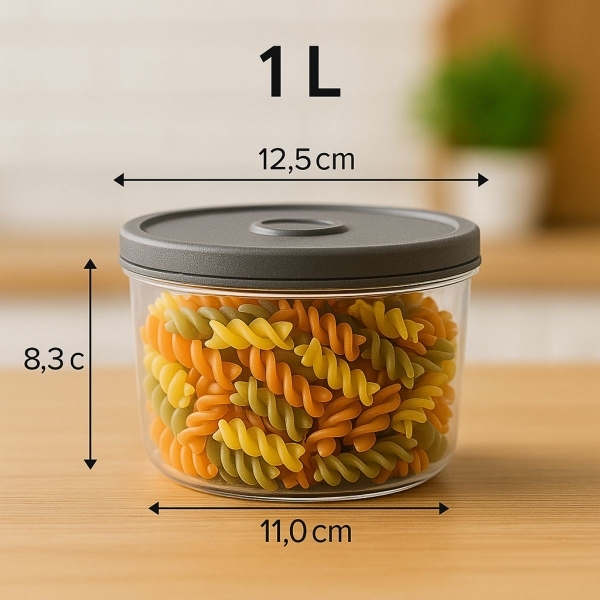 Conjuntos de potes Herméticos Alimentos Marmita Fit redondo
