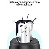 Máquina Aparador Pelos Elétrico Nariz Ouvido Sem Fio Bivolt