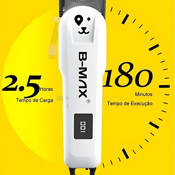 Máquina De Tosa Bmax Profissional Sem Fio Silenciosa