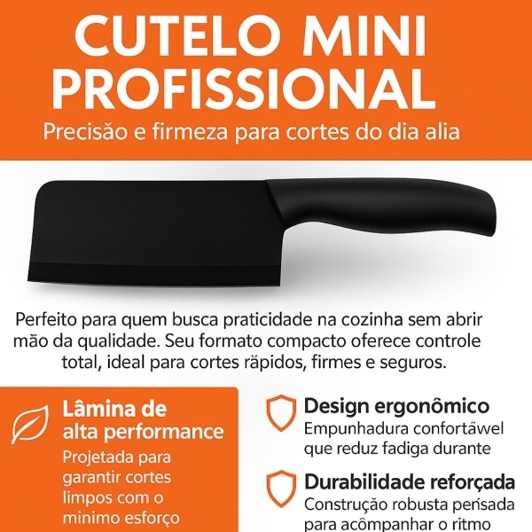 Kit Facas 7 Peças com Tábua Tesoura Descascador Suporte Inox