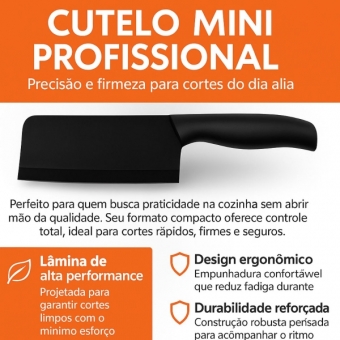Kit Facas 7 Peças com Tábua Tesoura Descascador Suporte Inox