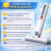 Mini Rodo Retrátil Multiuso Para Pia Bancada E Box