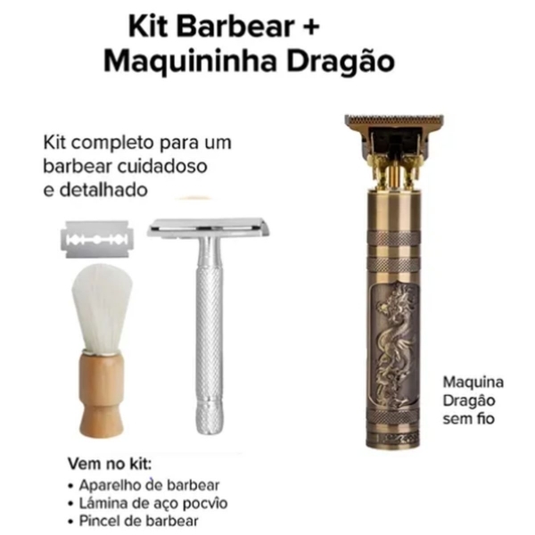 Kit Maquininha Dragão Completo + Acessórios Bivolt