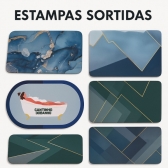 Kit 2 Tapetes Impermeável Antiderrapante Banheiro Cozinha - 2 Redondos