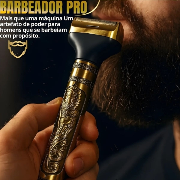 Máquina Dragão 3 Em 1 Para Barba, Bigode E Nariz Silencioso