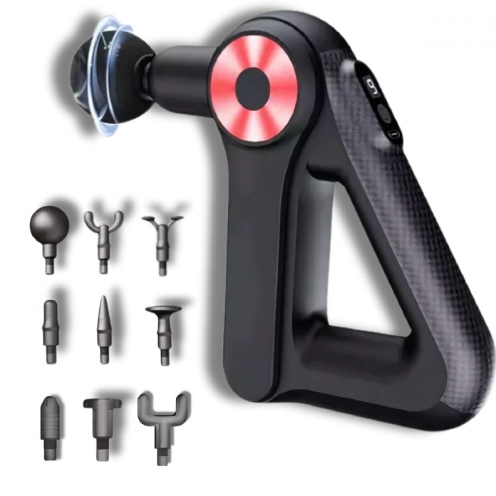 Massageador Muscular Profissional Triangular Ergonômica