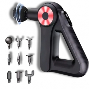 Massageador Muscular Profissional Triangular Ergonômica