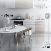 Ventilador Potente De Coluna Silencioso Portátil e Rétratil