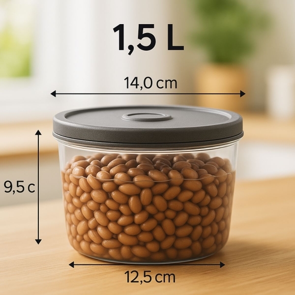 Conjuntos de potes Herméticos Alimentos Marmita Fit redondo