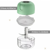 Mini Processador de Alimentos - Triturador Elétrico