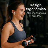 Fone Bluetooth TWS12 Branco IOS android