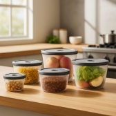 Conjuntos de potes Herméticos Alimentos Marmita Fit redondo