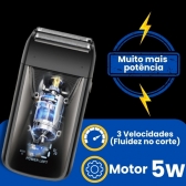 Barbeador Shaver Bivolt 5w Display Led Aparador Pelo Nariz