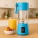 Mini Liquidificador Portátil Recarregável 380ML 6 Laminas - Azul
