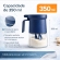 Açucareiro de Vidro 350ml com Tampa Vedada e Colher Azul e Cinza - Azul escuro