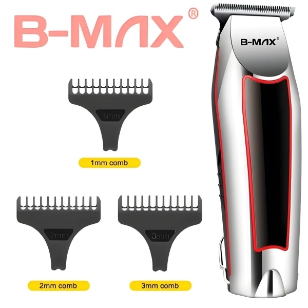 Máquina Cabelo Acabamento Profissional Aparador Pelos Nasal Prateado