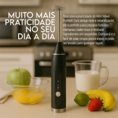 Mixer Elétrico Portátil Com 2 Batedores 3 Velocidades Usb